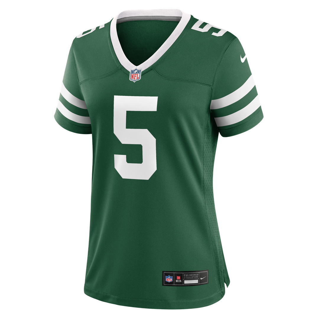 Garrett Wilson New York Jets Women's Game Jersey - Legacy Green