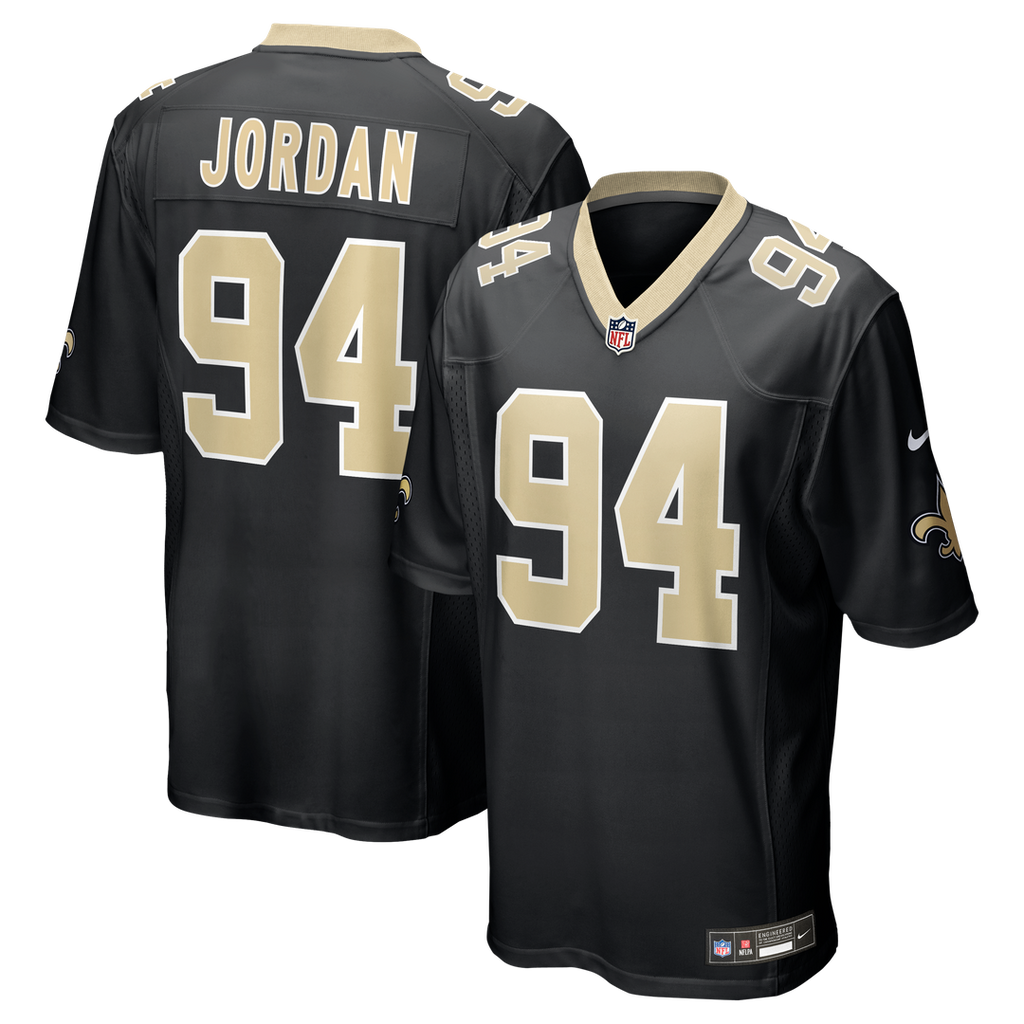 Cameron Jordan New Orleans Saints Game Jersey - Black