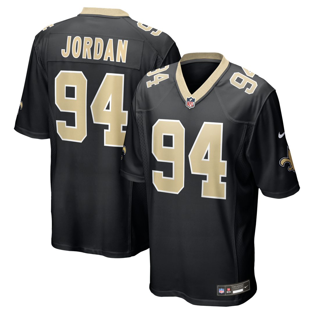 Cameron Jordan New Orleans Saints Game Jersey - Black