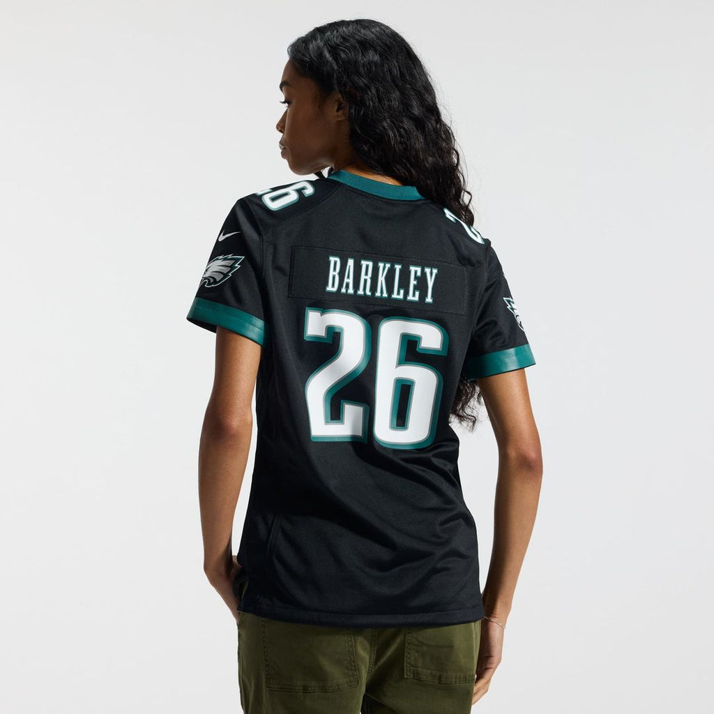Saquon Barkley Philadelphia Eagles Women's Team Game Jersey - Midnight Green