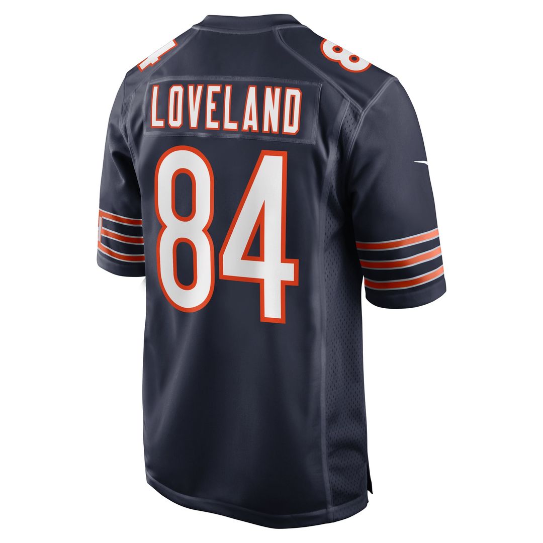 Colston Loveland Chicago Bears Team Game Jersey - Navy