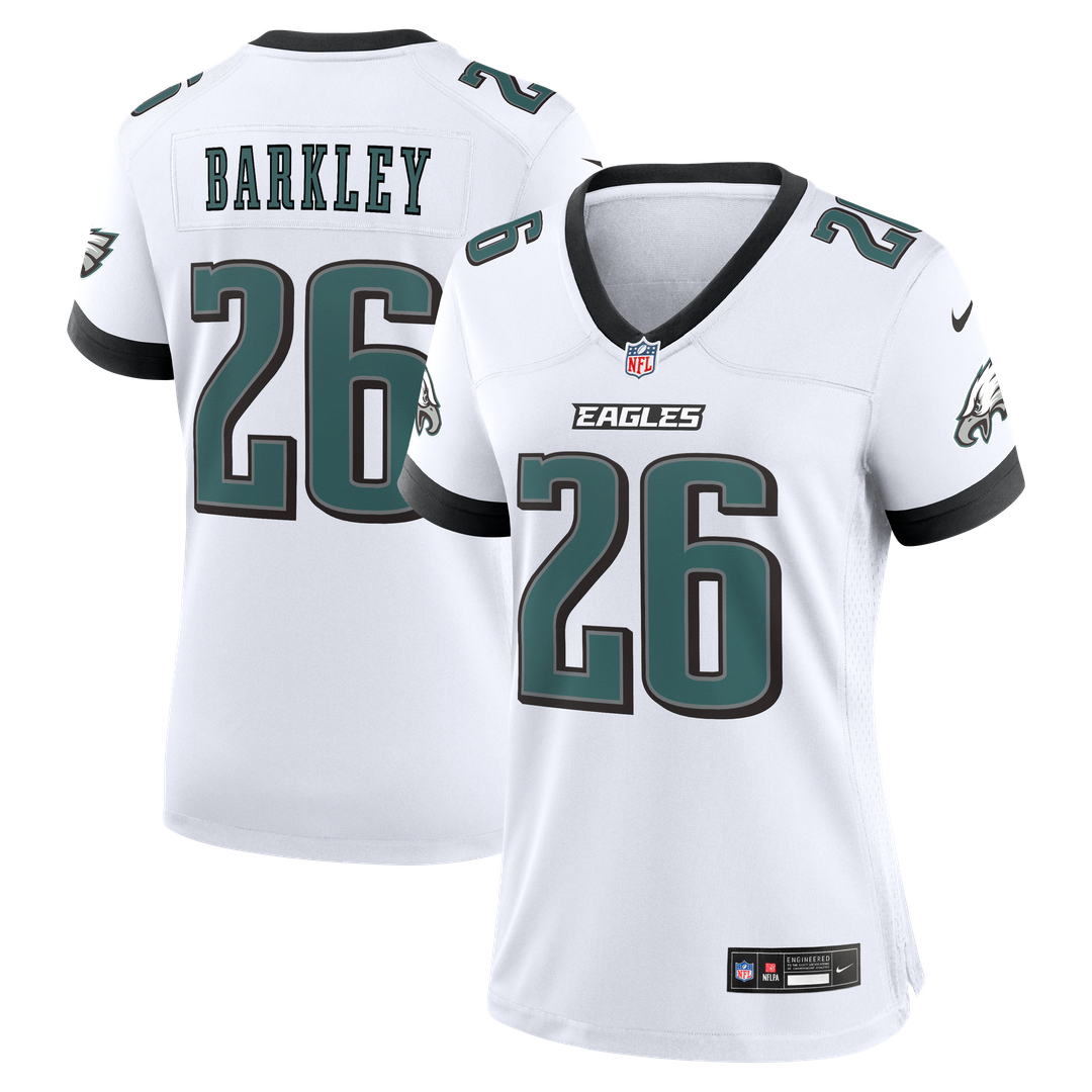 Saquon Barkley Philadelphia Eagles Women's Team Game Jersey - Midnight Green