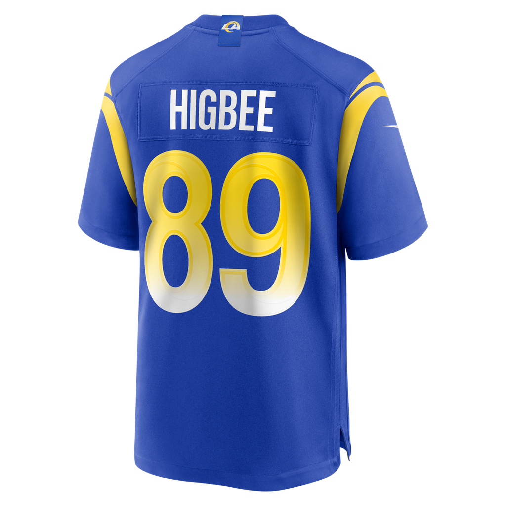 Tyler Higbee Los Angeles Rams Game Player Jersey - Royal
