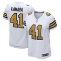 Alvin Kamara New Orleans Saints Women's Alternate Game Player Jersey - White