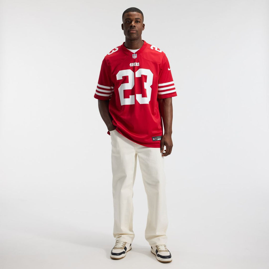 Christian McCaffrey San Francisco 49ers Game Player Jersey - Scarlet