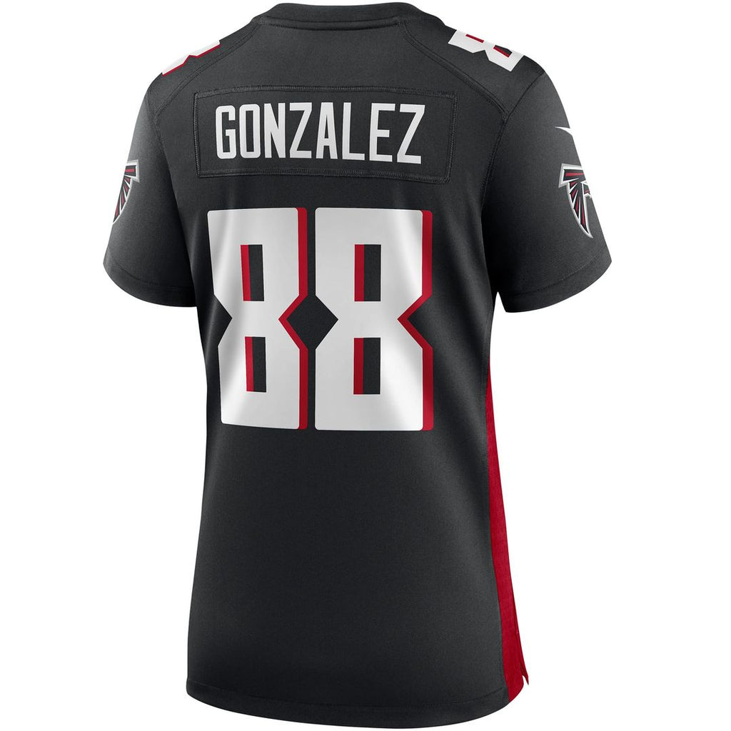 Tony Gonzalez Atlanta Falcons Women's Game Retired Player Jersey - Black