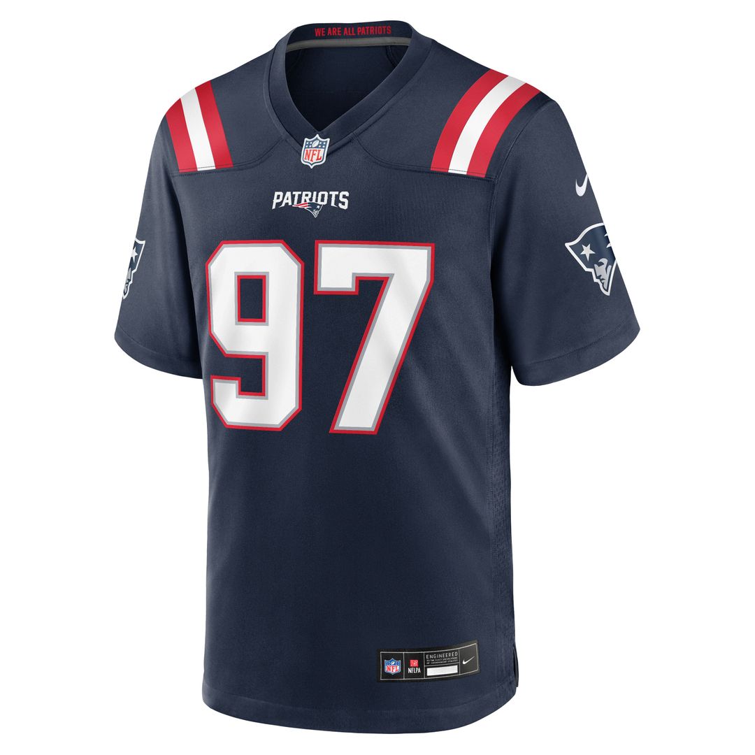 Milton Williams New England Patriots Team Game Jersey - Navy