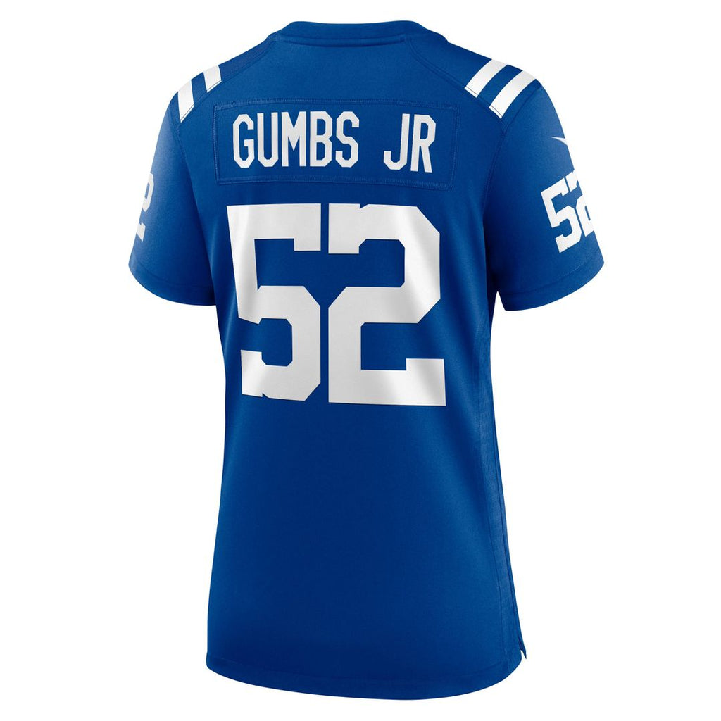 George Gumbs Jr. Indianapolis Colts Women's Team Game Jersey - Royal