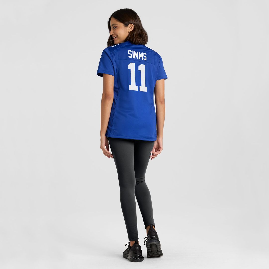 Phil Simms New York Giants Women's Game Retired Player Jersey - Royal