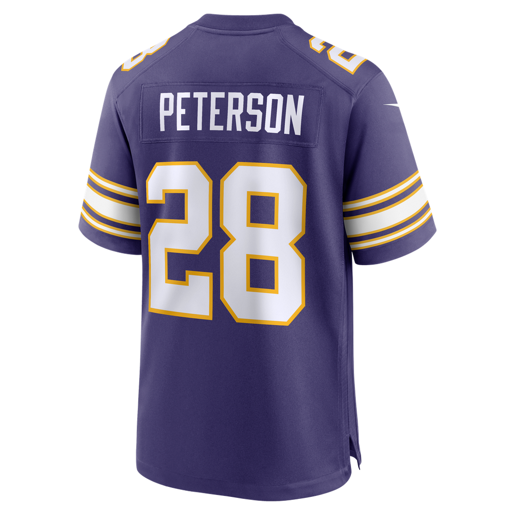 Adrian Peterson Minnesota Vikings Alternate 2 Classic Retired Game Jersey - Purple