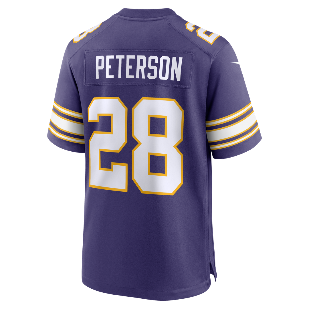 Adrian Peterson Minnesota Vikings Alternate 2 Classic Retired Game Jersey - Purple