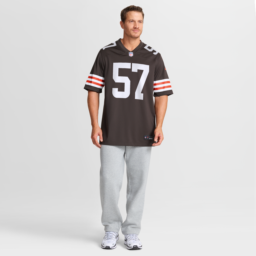 Clay Matthews Cleveland Browns Game Retired Player Jersey - Brown