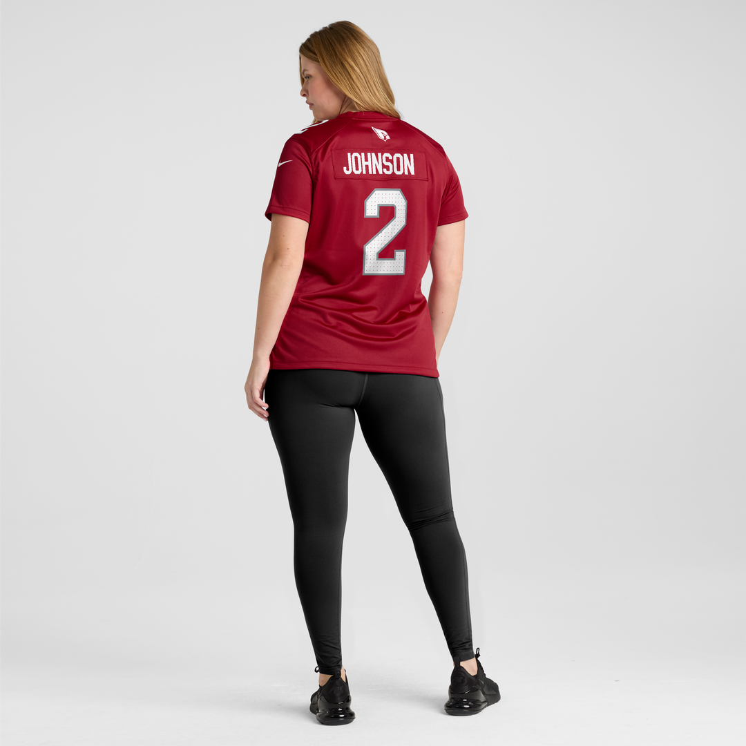 Will Johnson Arizona Cardinals Women's Team Game Jersey - Cardinal
