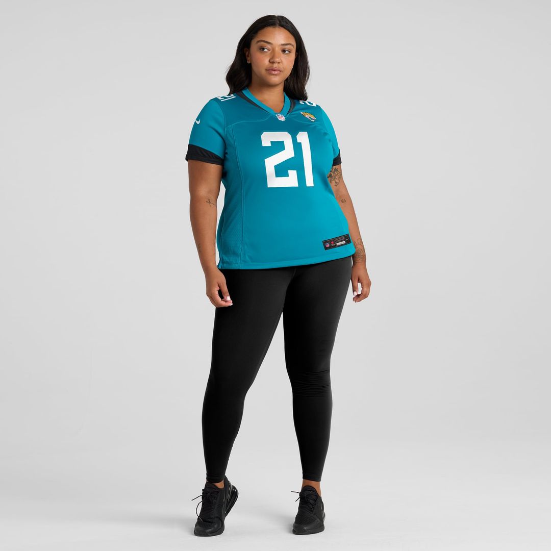 Christian Braswell Jacksonville Jaguars Women's Team Game Jersey - Teal