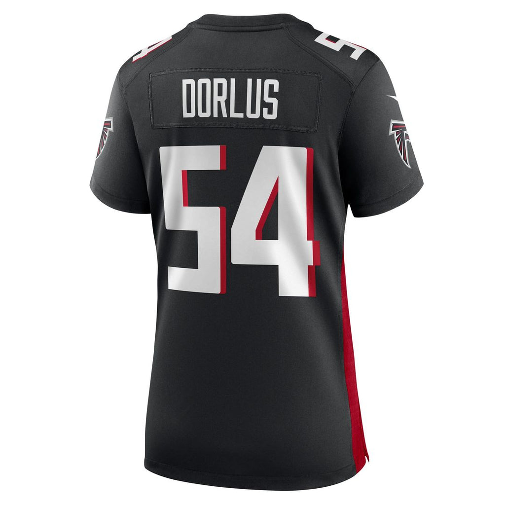 Brandon Dorlus Atlanta Falcons Women's Team Game Jersey - Black