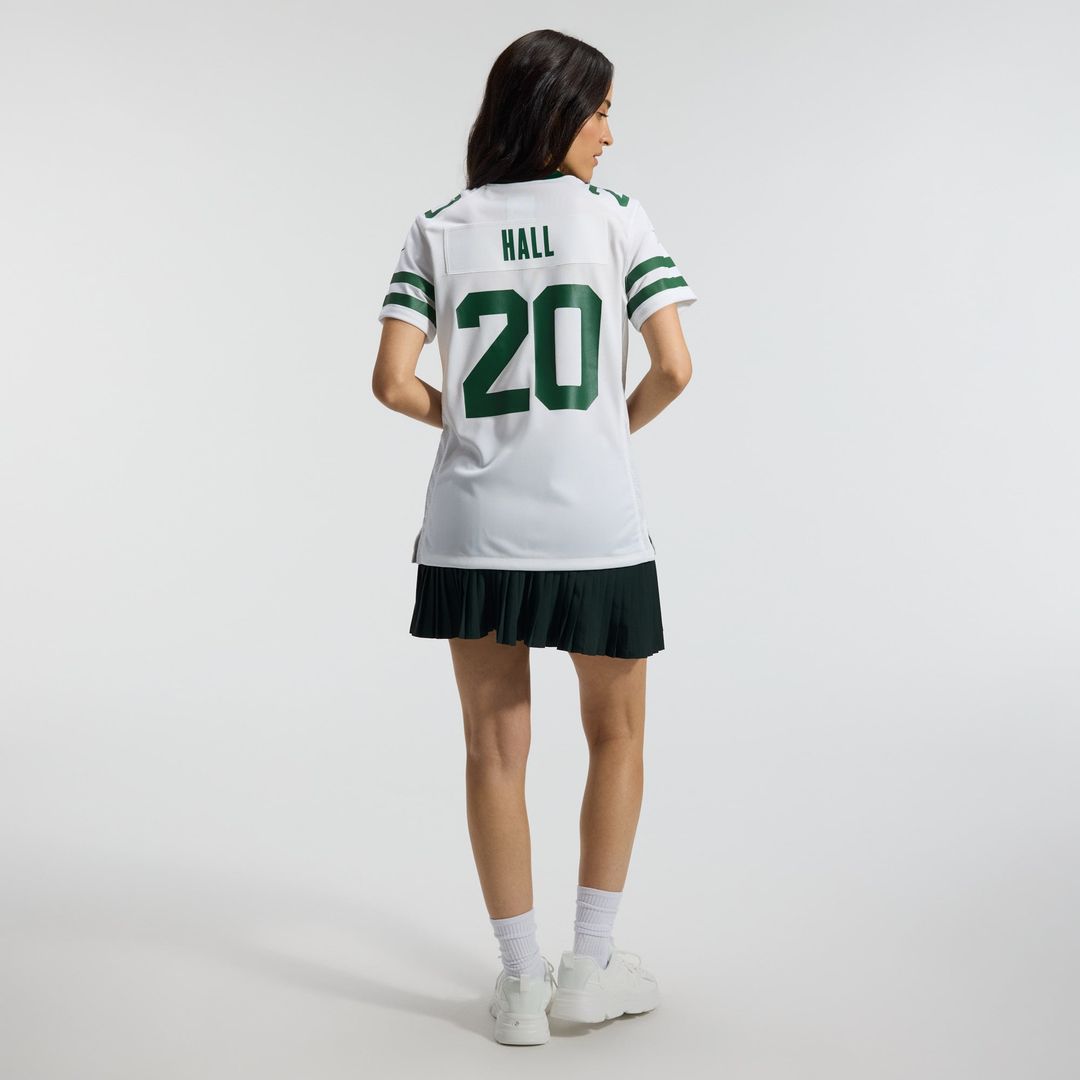 Breece Hall New York Jets Women's Game Jersey - Legacy White