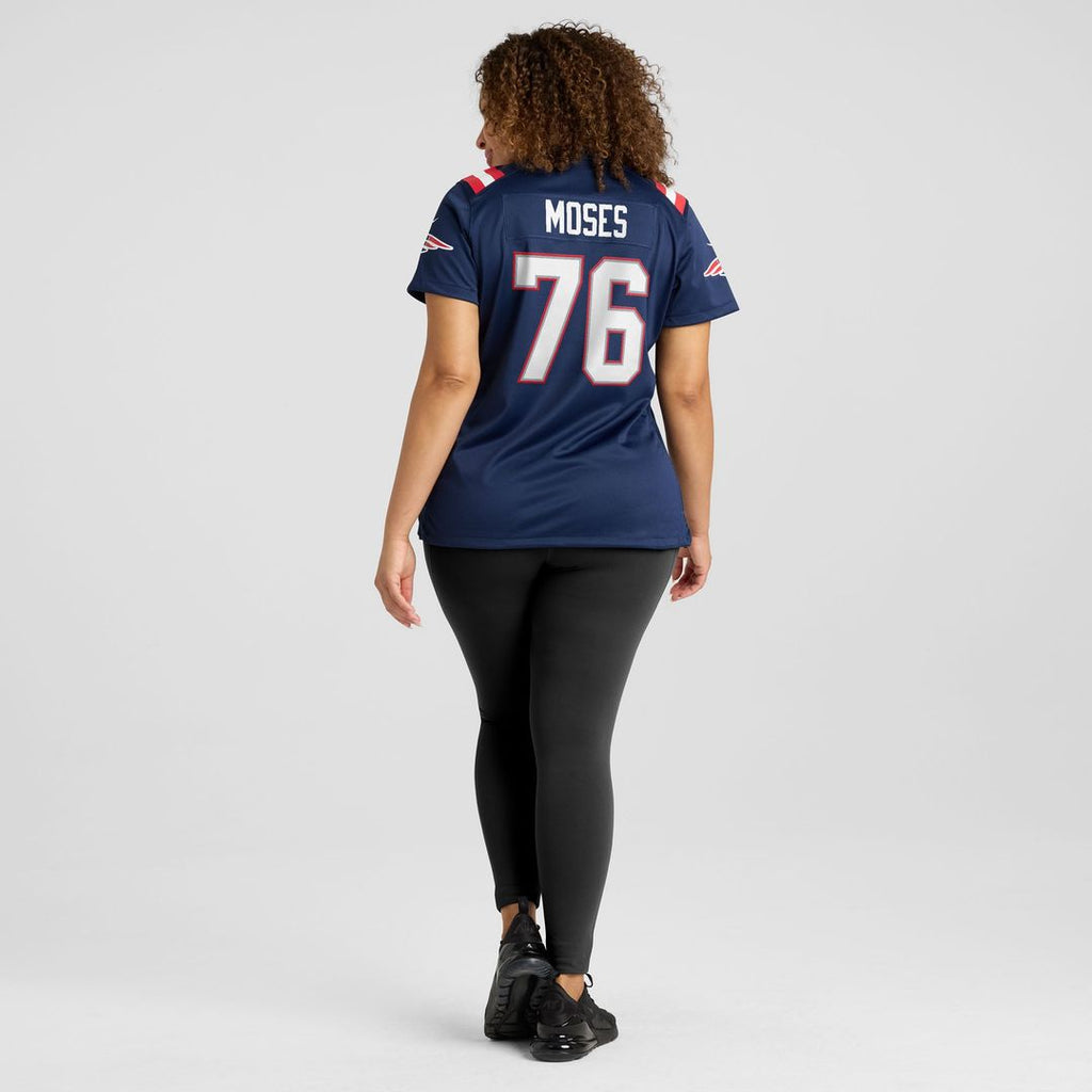 Morgan Moses New England Patriots Women's Team Game Jersey - Navy