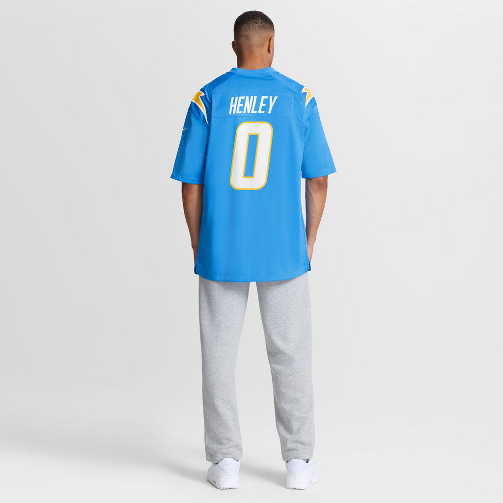 Daiyan Henley Los Angeles Chargers Team Game Jersey - Powder Blue