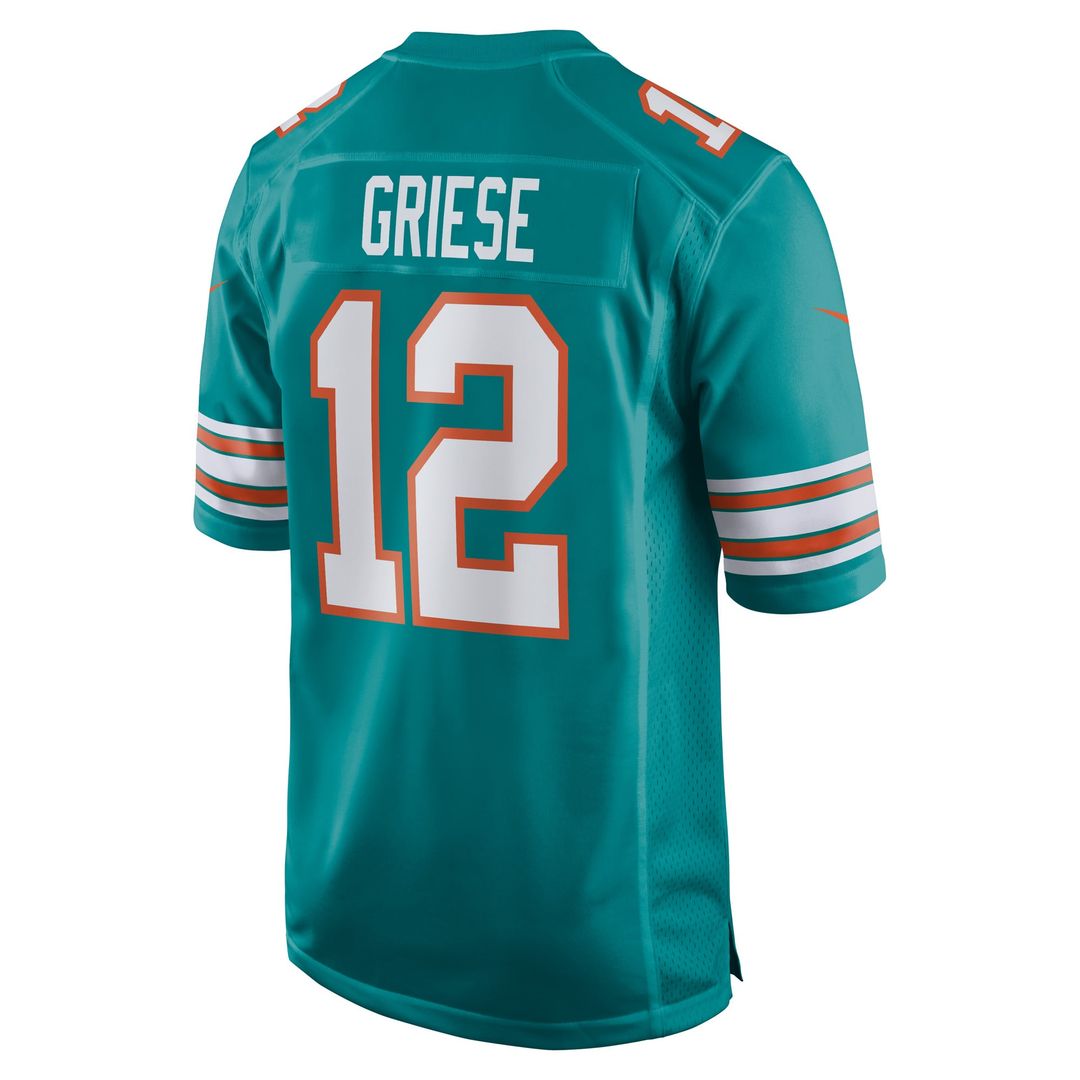 Bob Griese Miami Dolphins Retired Player Jersey - Aqua
