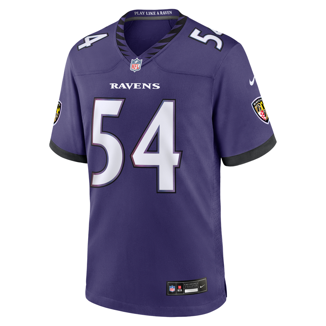 Jovaughn Gwyn Baltimore Ravens Team Game Jersey - Purple
