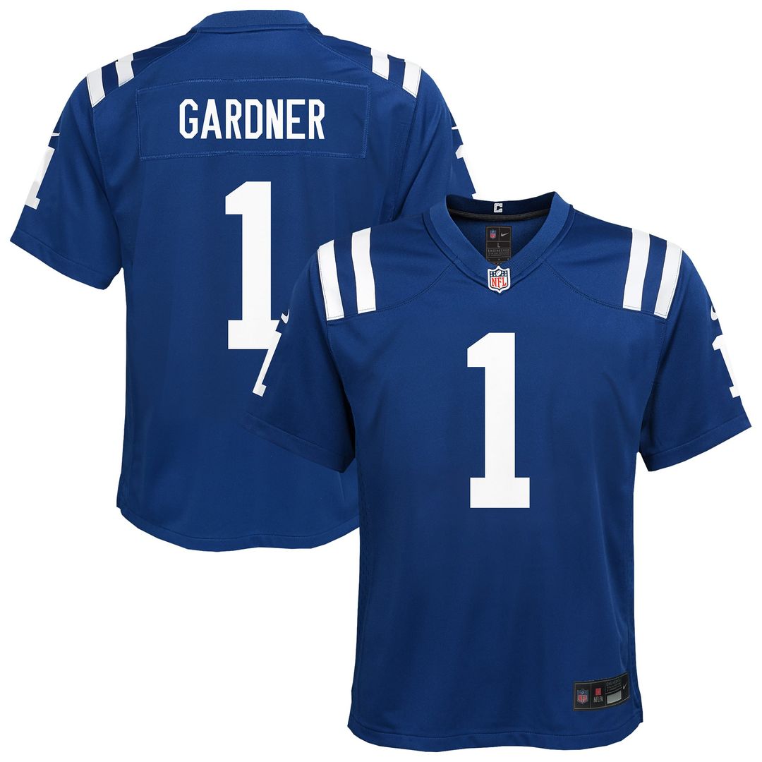 Ahmad Sauce Gardner Indianapolis Colts Youth Home Game Jersey - Blue