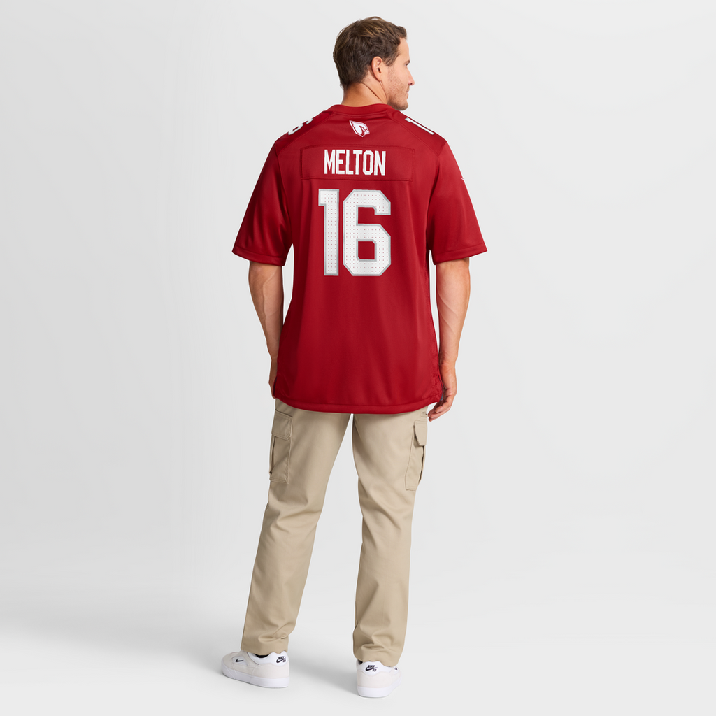 Max Melton Arizona Cardinals Team Game Jersey - Cardinal