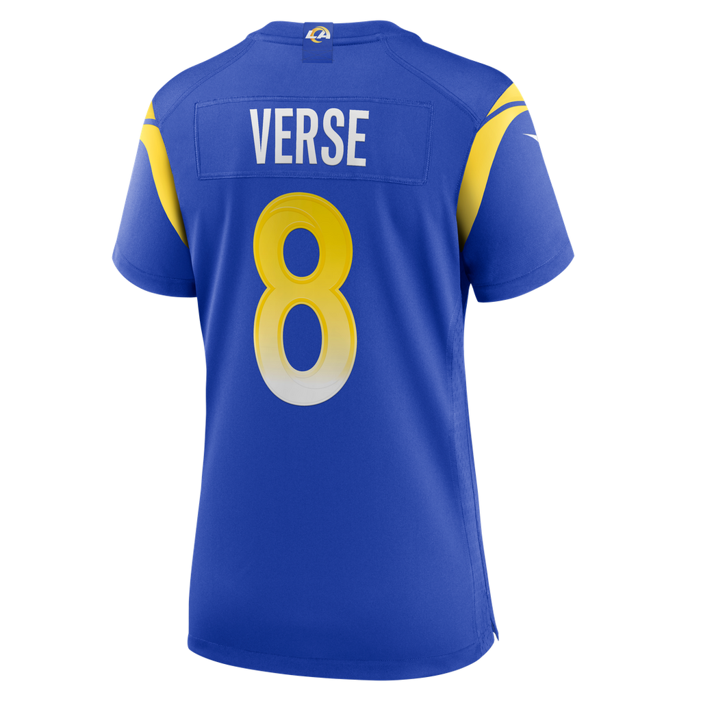 Jared Verse Los Angeles Rams Women's Team Game Jersey - Royal