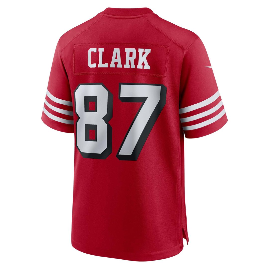 Dwight Clark San Francisco 49ers Retired Player Alternate Game Jersey - Scarlet