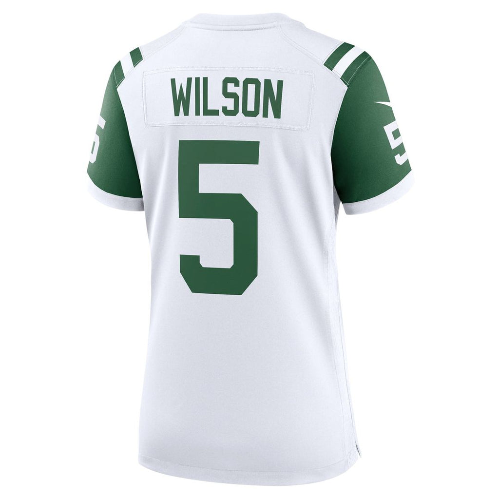 Garrett Wilson New York Jets Women's Classic Alternate Game Jersey - White