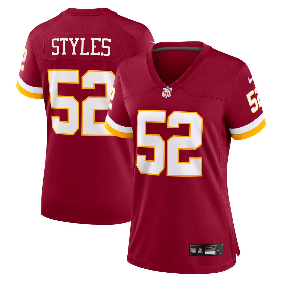 Sonny Styles Washington Commanders Women's Game Super Bowl Era Jersey - White
