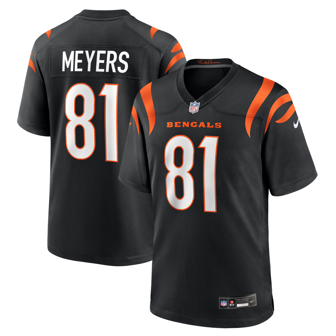 Dohnte Meyers Cincinnati Bengals Team Game Jersey - Black