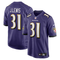 Jamal Lewis Baltimore Ravens Game Retired Player Jersey - Purple