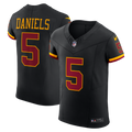 Jayden Daniels Washington Commanders Alternate Vapor F.U.S.E. Elite Jersey - Black