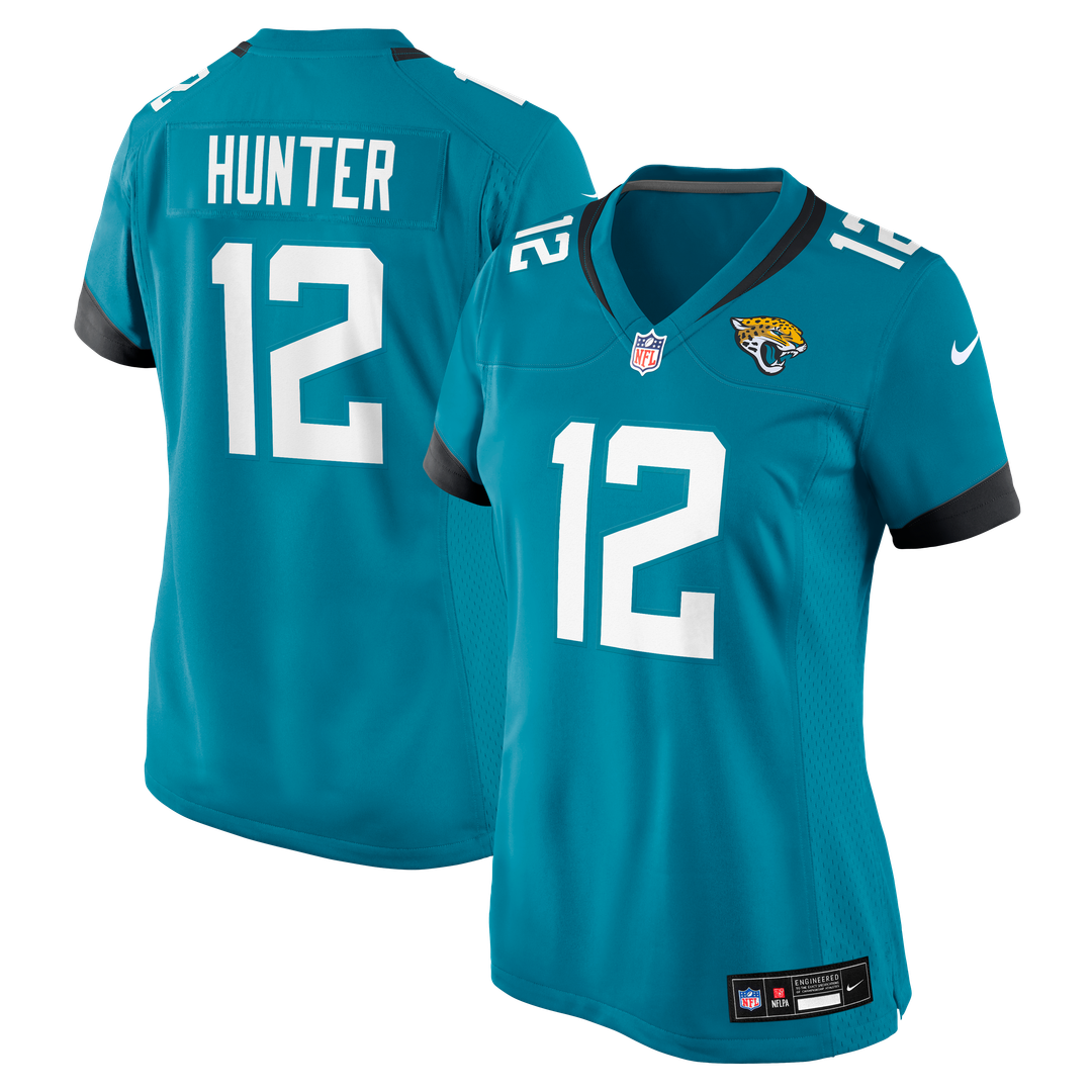 Travis Hunter Jacksonville Jaguars Women's Game Jersey - White