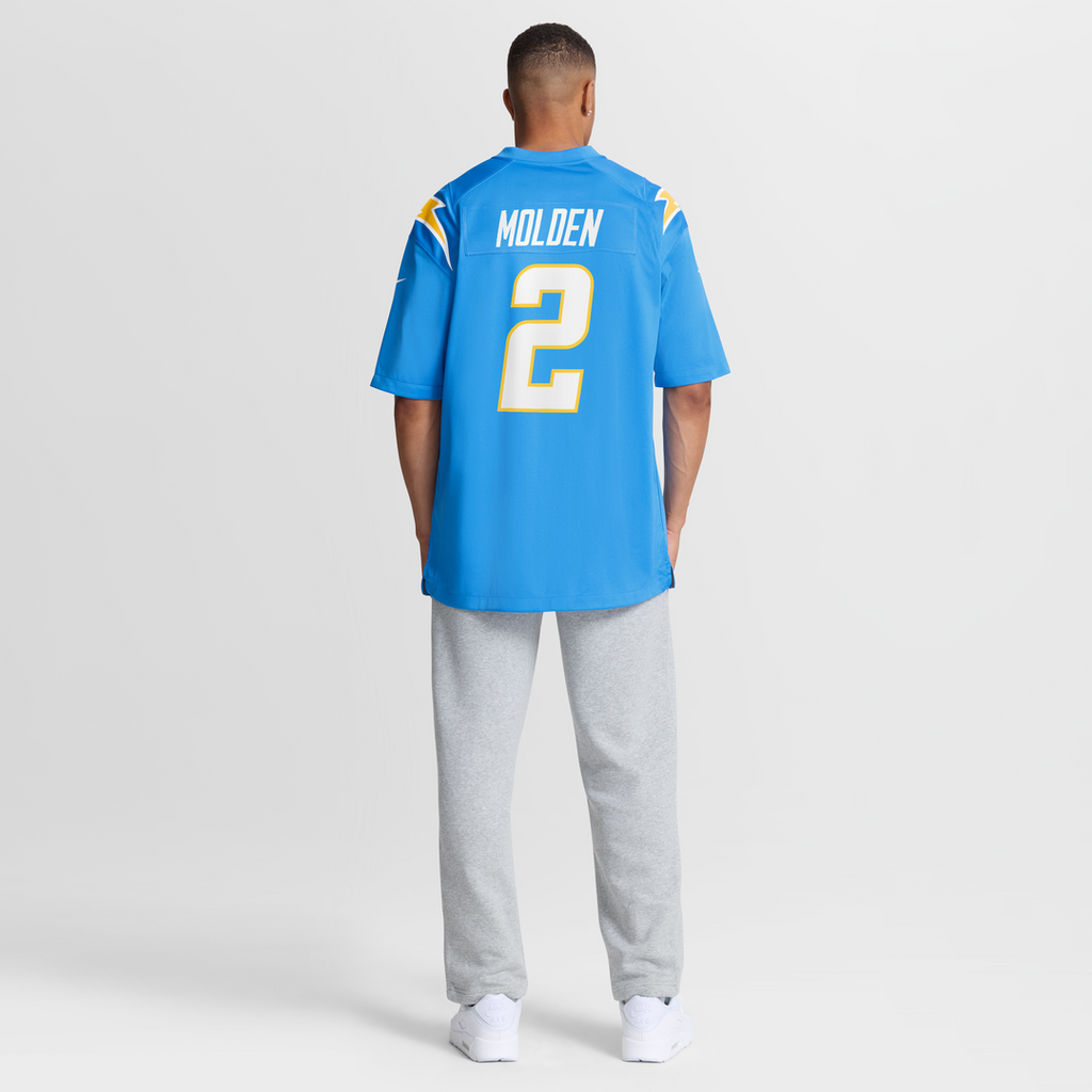 Elijah Molden Los Angeles Chargers Team Game Jersey - Powder Blue