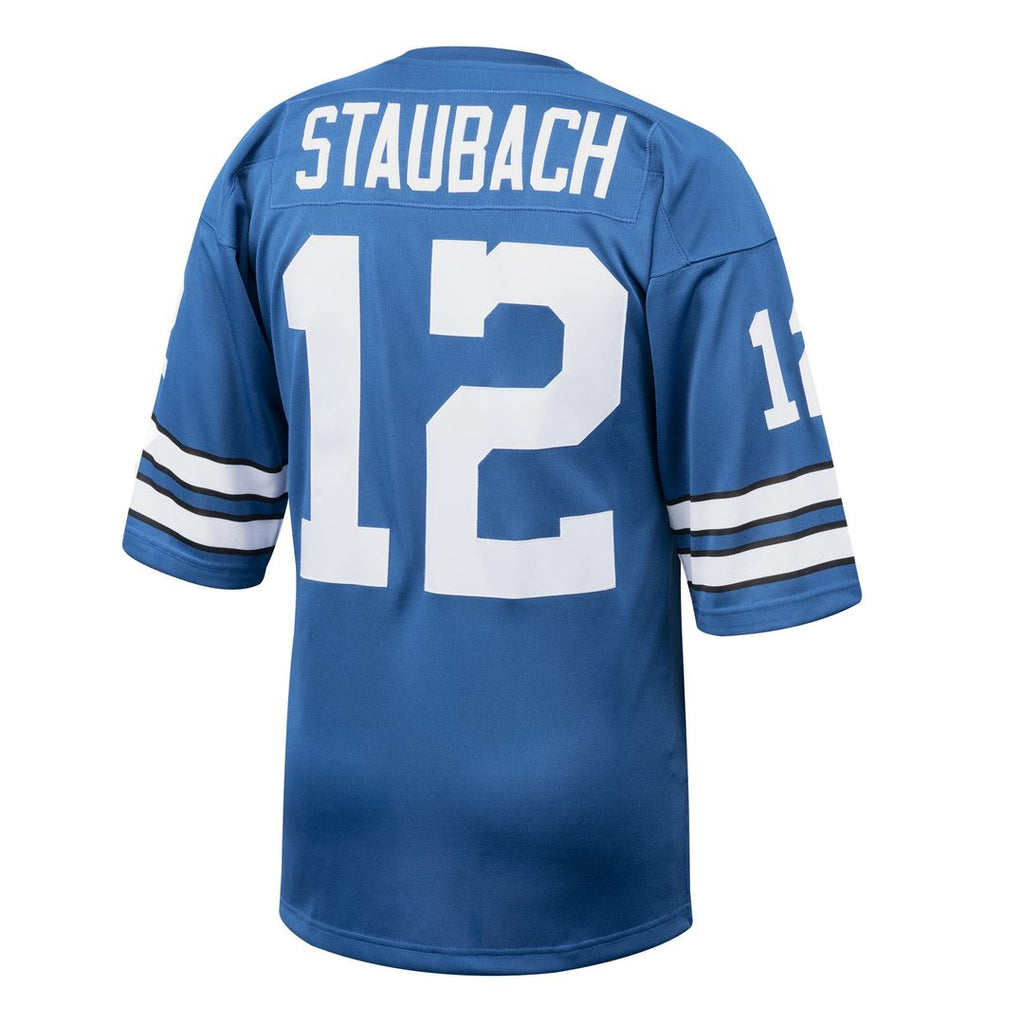Roger Staubach Dallas Cowboys 1975 Authentic Throwback Retired Player Jersey - White