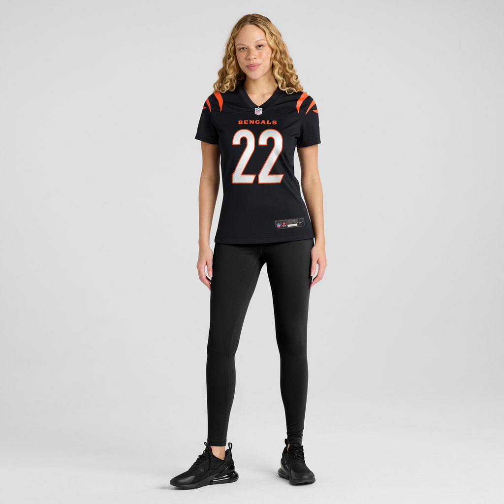 Russ Yeast Cincinnati Bengals Women's Team Game Jersey - Black