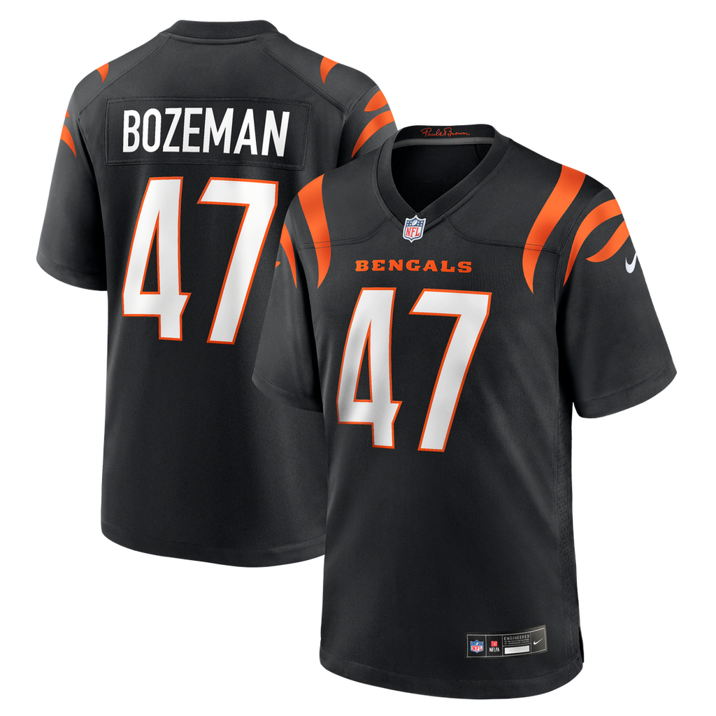 Swayze Bozeman Cincinnati Bengals Team Game Jersey - Black