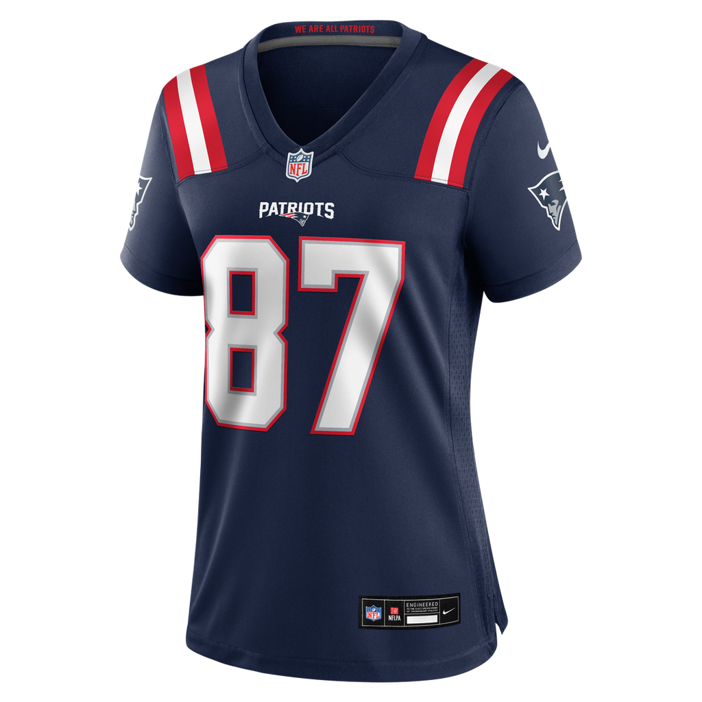 Romeo Doubs New England Patriots Women's Team Game Jersey - Navy