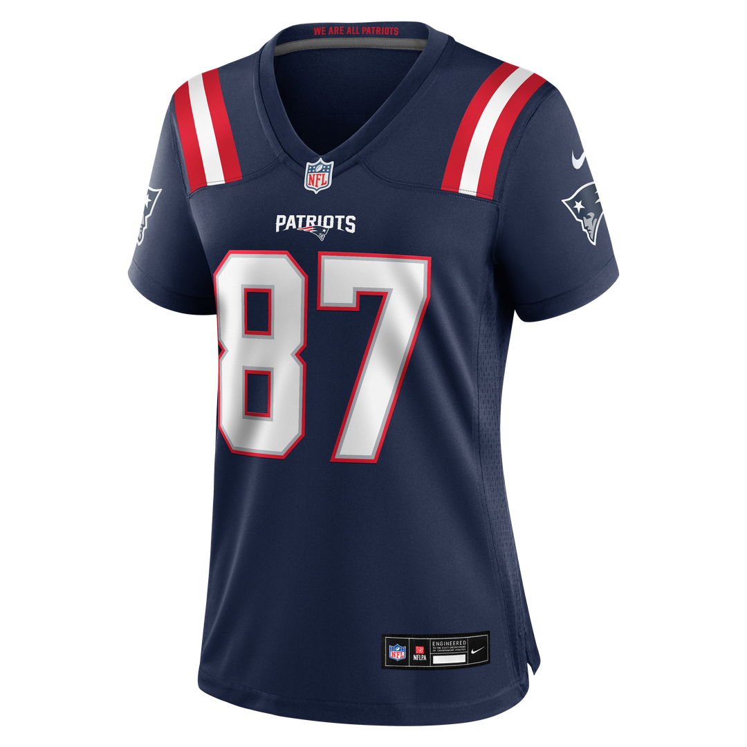 Romeo Doubs New England Patriots Women's Team Game Jersey - Navy