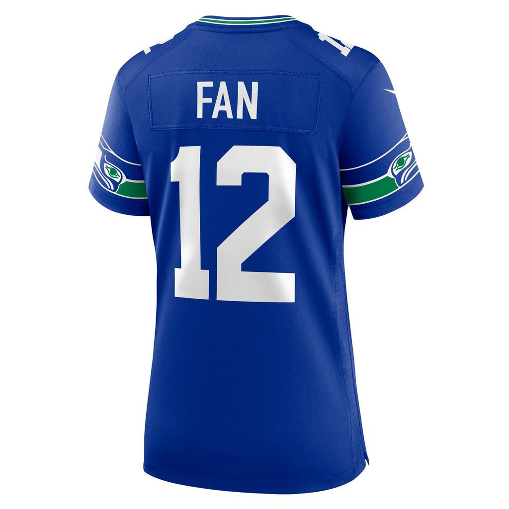12s Seattle Seahawks Women's Player Jersey - Royal