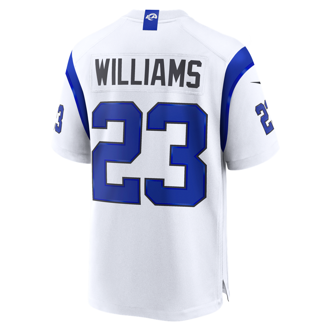 Kyren Williams Los Angeles Rams Fearsome White Game Jersey