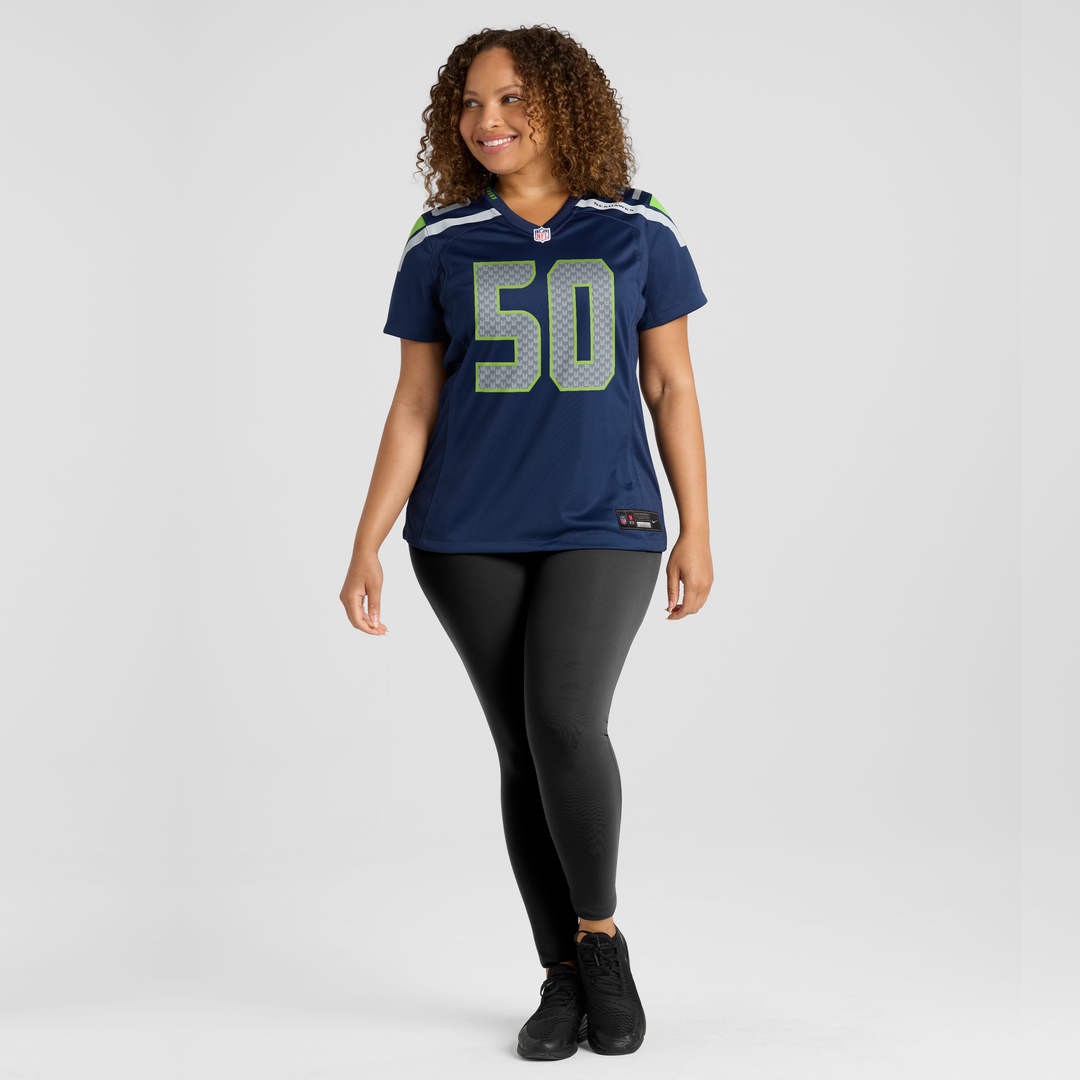 Jared Ivey Seattle Seahawks Women's Team Game Jersey - College Navy