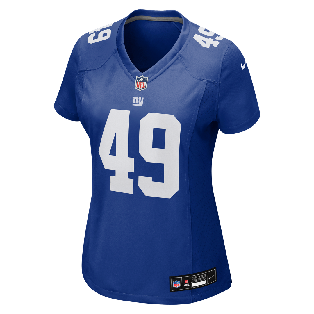 Tremaine Edmunds New York Giants Women's Team Game Jersey - Royal