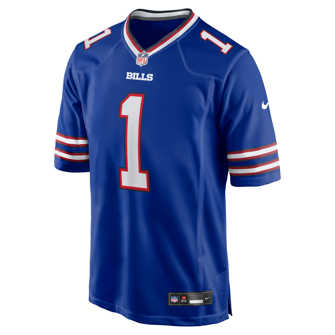 Number 1 Dad Buffalo Bills Game Jersey - Royal