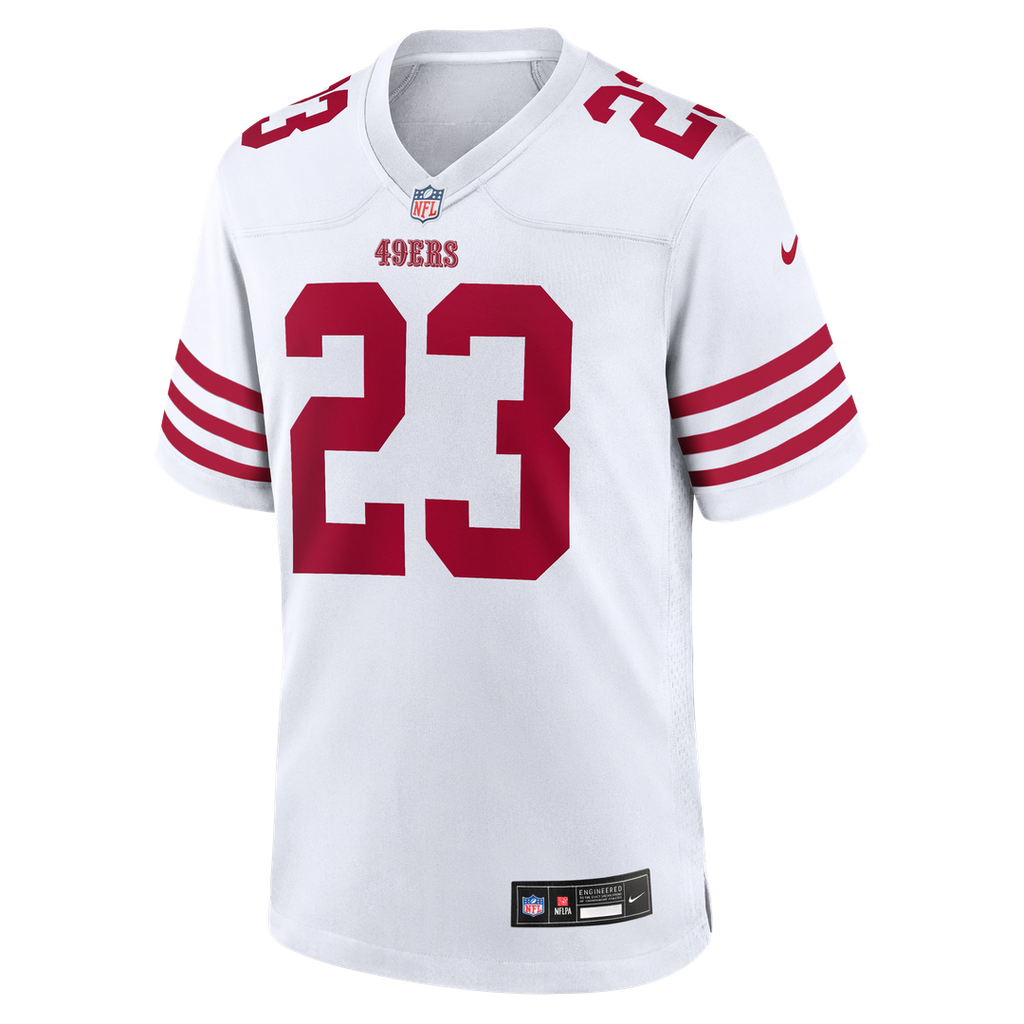 Christian McCaffrey San Francisco 49ers Game Player Jersey - White