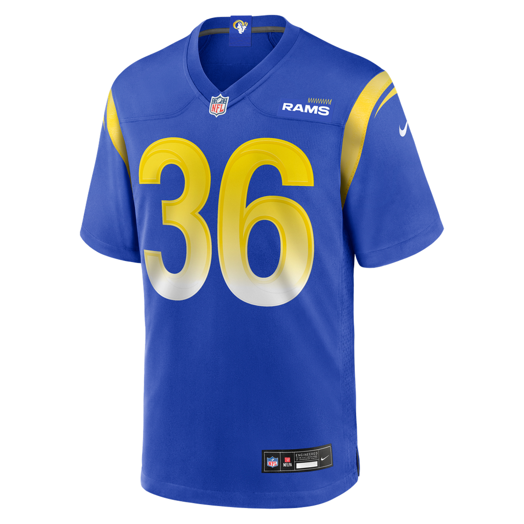 Charles Woods Los Angeles Rams Game Jersey - Royal