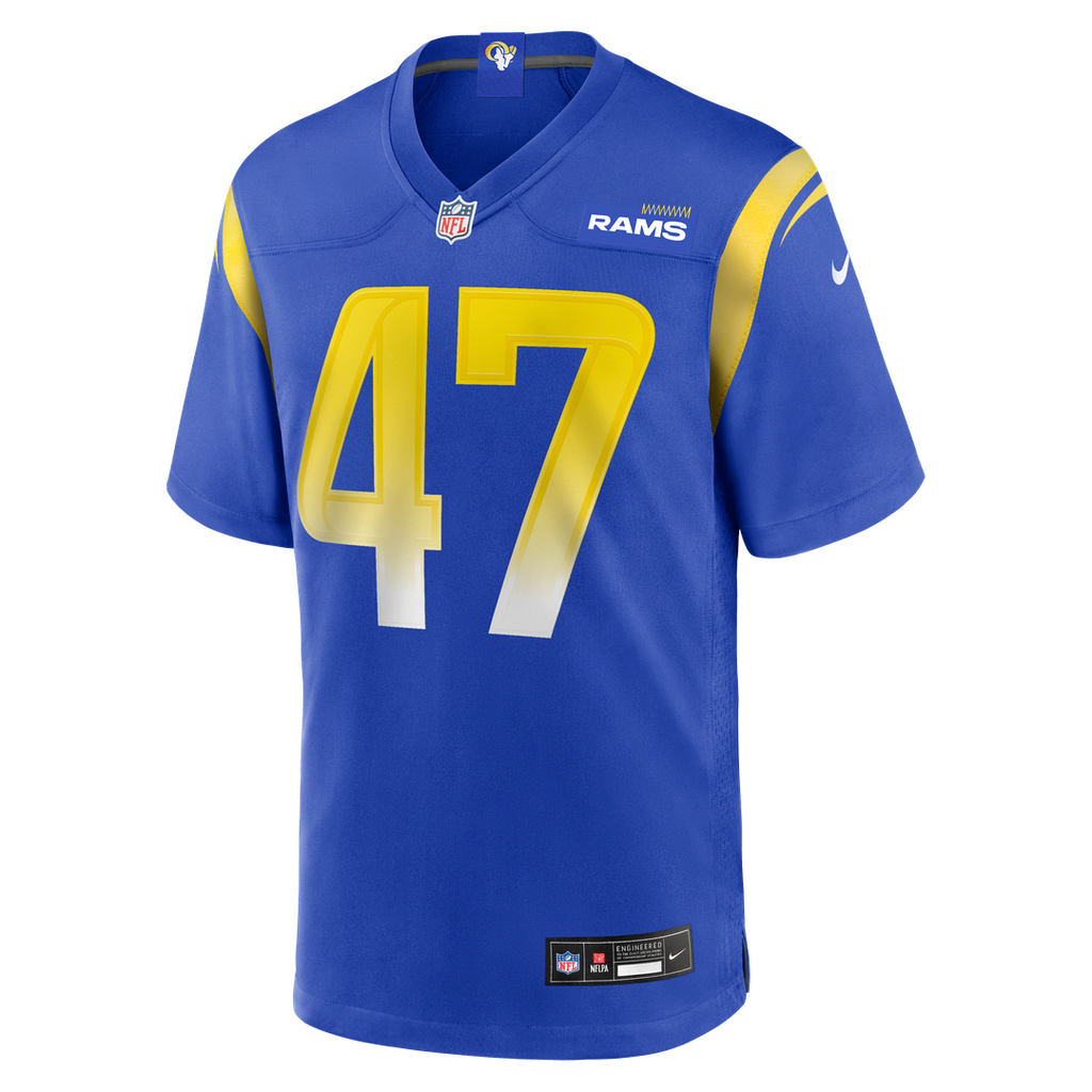 Alex Ward Los Angeles Rams Home Game Jersey - Royal