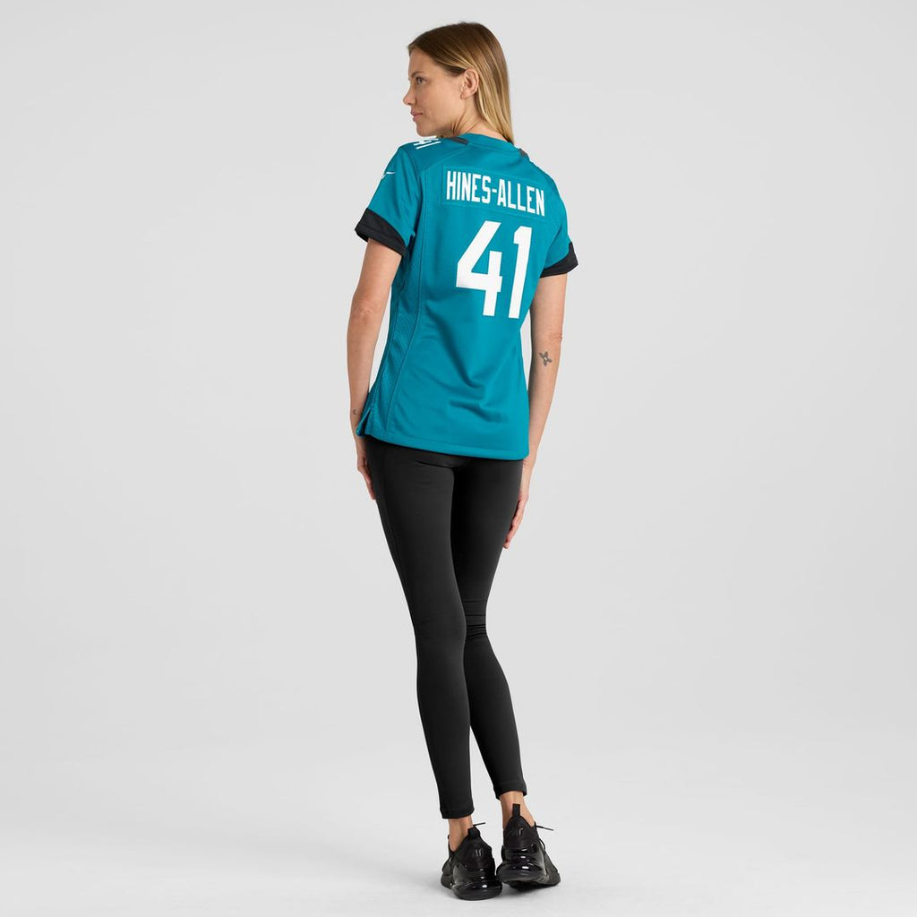 Josh Hines - Allen Jacksonville Jaguars Women's Player Game Jersey - Teal
