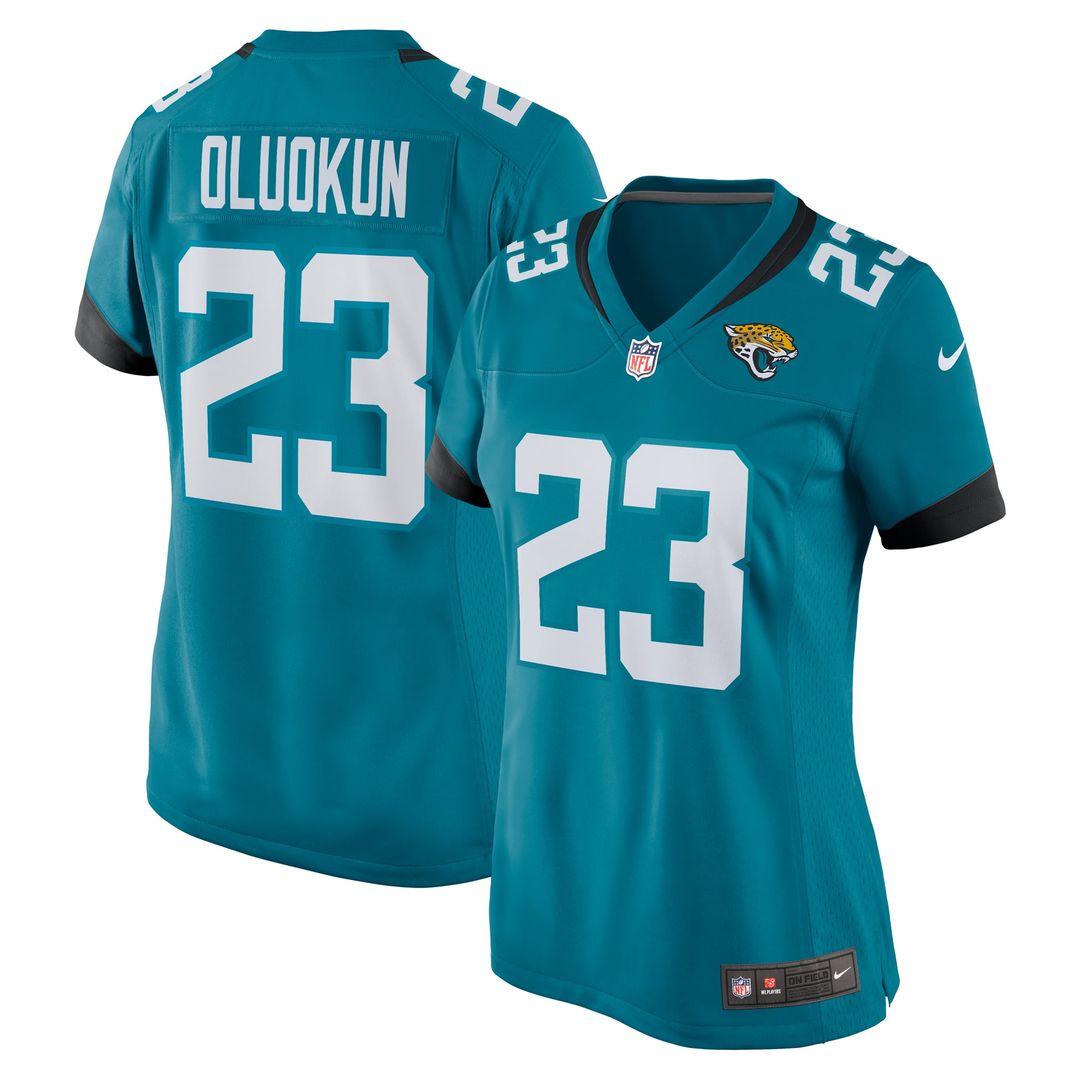 Foyesade Oluokun Jacksonville Jaguars Women's Game Player Jersey - Teal